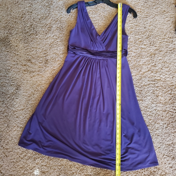 David's Bridal Sleeveless Jersey Dress Charmeuse 6 - Picture 8 of 9